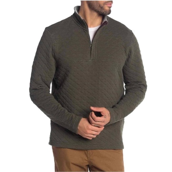 Tailor Vintage Other - NWT Tailor Vintage Quilted Quarter Zip Pullover